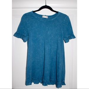 Altar’d State Blue Denim Top